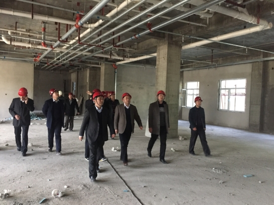 沙河校区建设现场实地参观 沙河校区建设现场实地参观